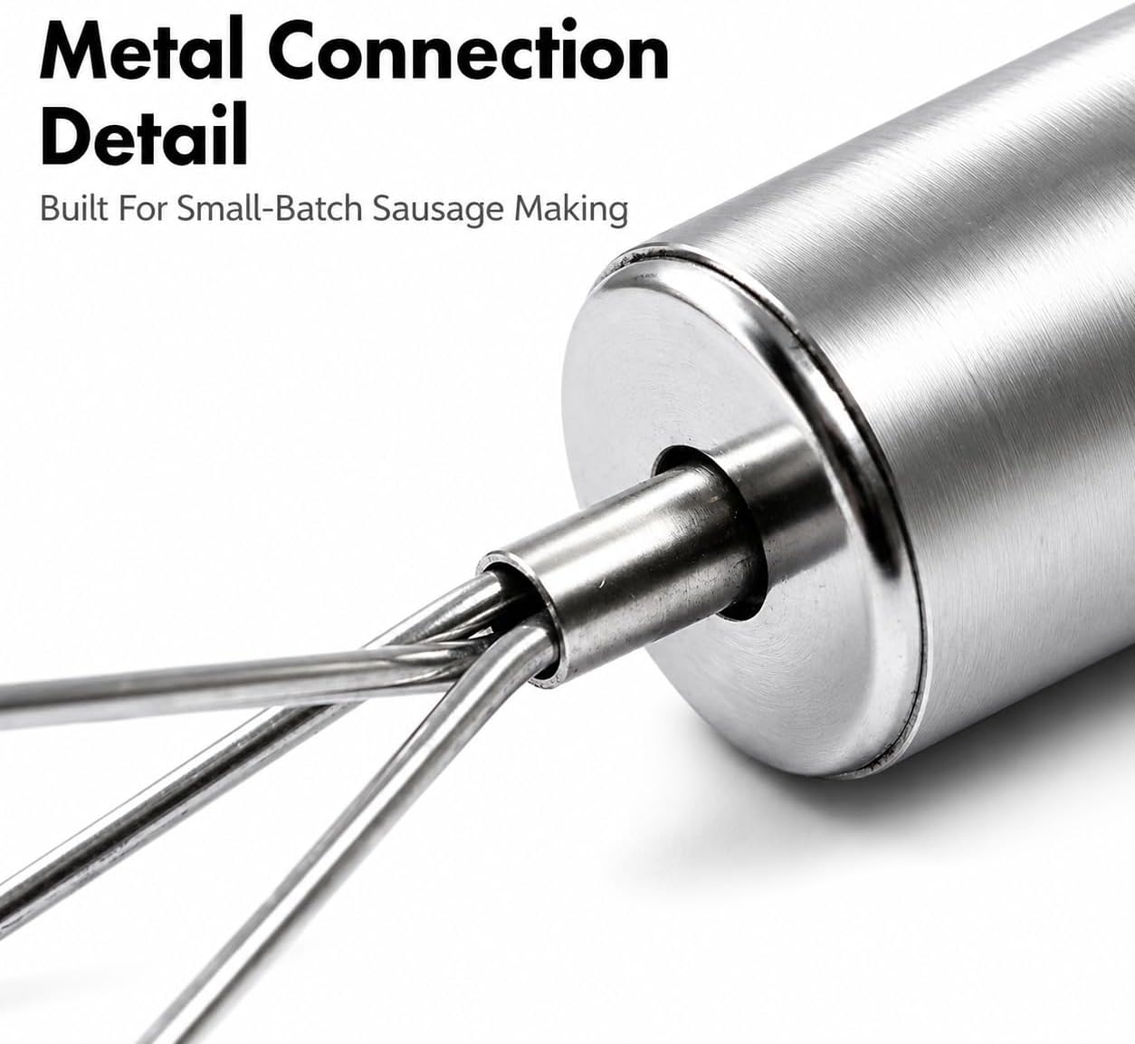 Stainless Steel Sausage Pricker, 3-Prong Casing Tool, 6 in
