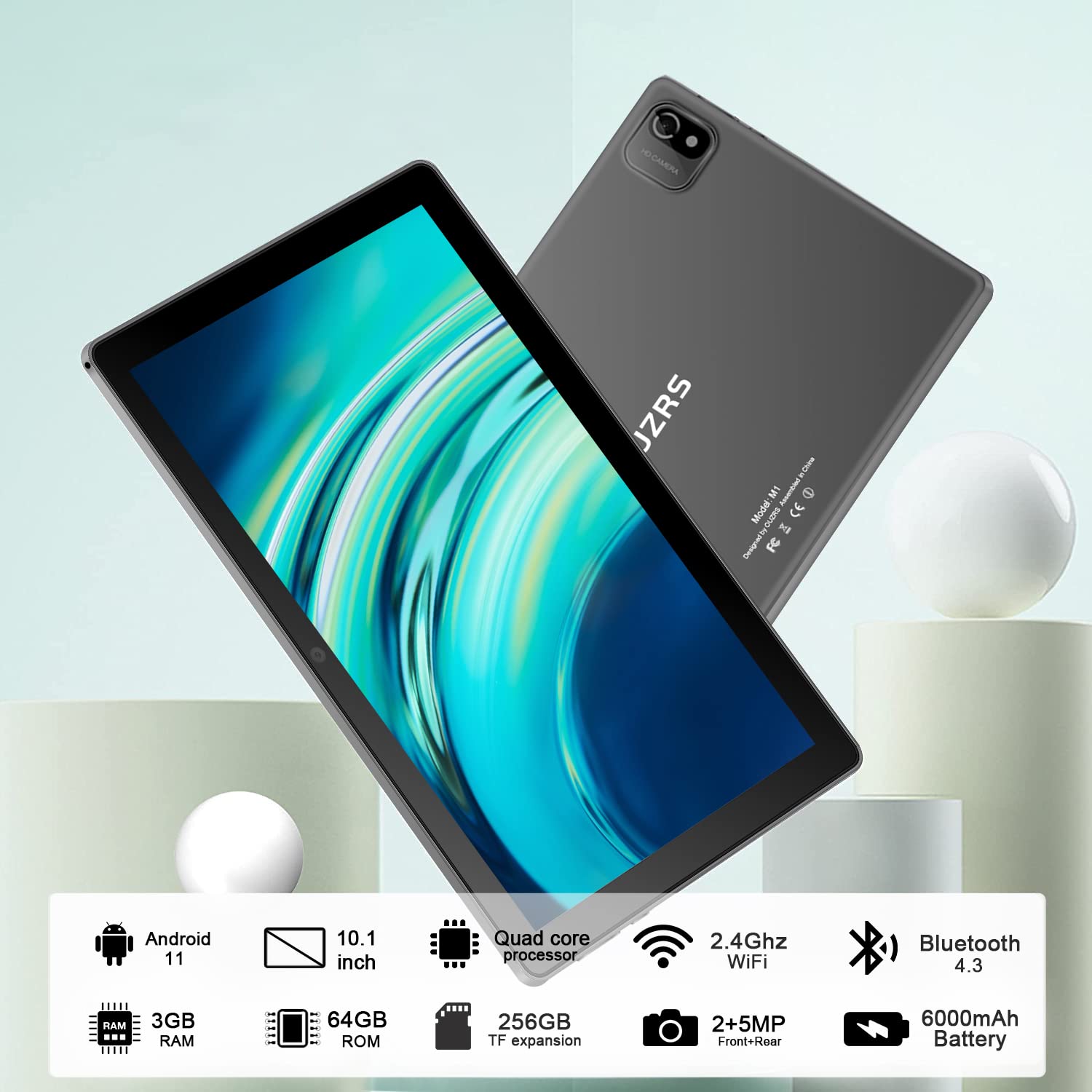 Amazon.co.jp: タブレット 10インチ 【2022 Android 11 Go】 wi-fi