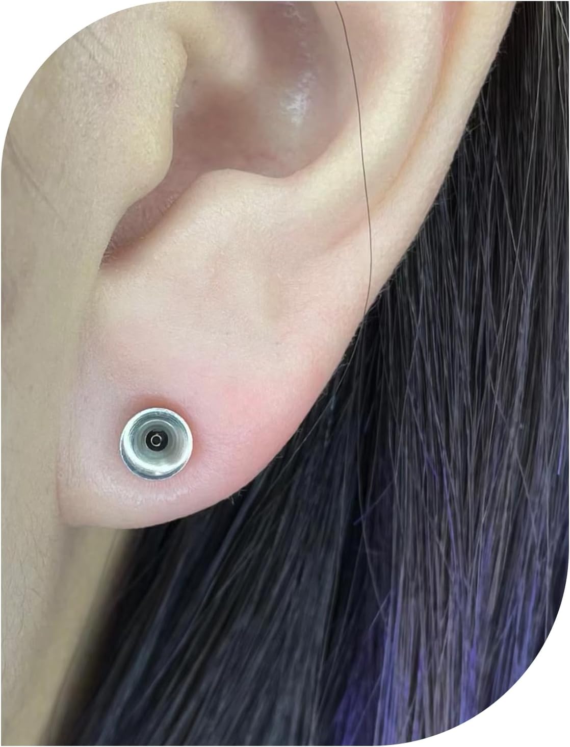 Astm F136 Titanium Double Flared Tunnel Plugs Gauges Earring Expander Stretcher Screw Fit Ear Gauges Ear Tunnels For Ears 10G 8G 6G 4G 2G 0G 00G Plug Earrings Body Piercing Jewelry For Women Men