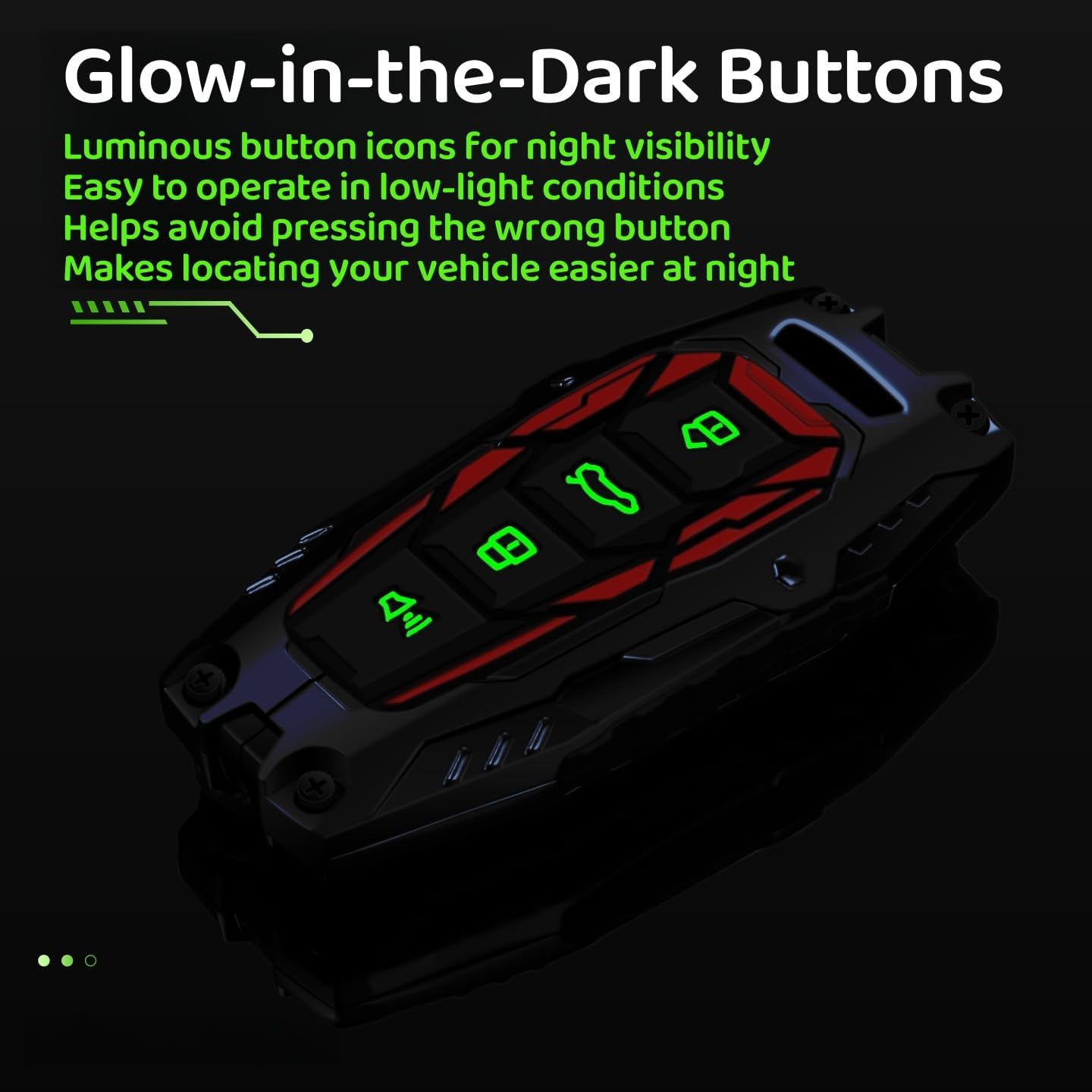 Cyber Silicone Key Cover Case Fit for GWM Haval Jolion 2021-2025 Coupe Hover H1 H4 H6 H7 H8 H9 F5 F7 H2S F7X M6 Keyless Anti-Scratch with Keyring Black image 3