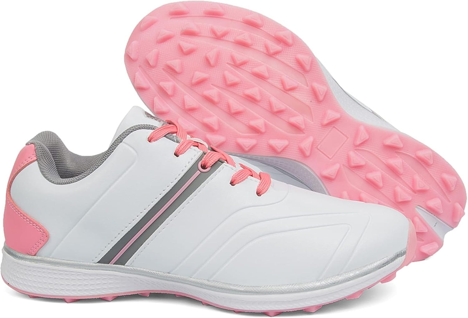 Women Waterproof Golf Shoes Non Slip Golf Training Sneakers Female Golf Footwears Lace Up Athletic Sports Shoes