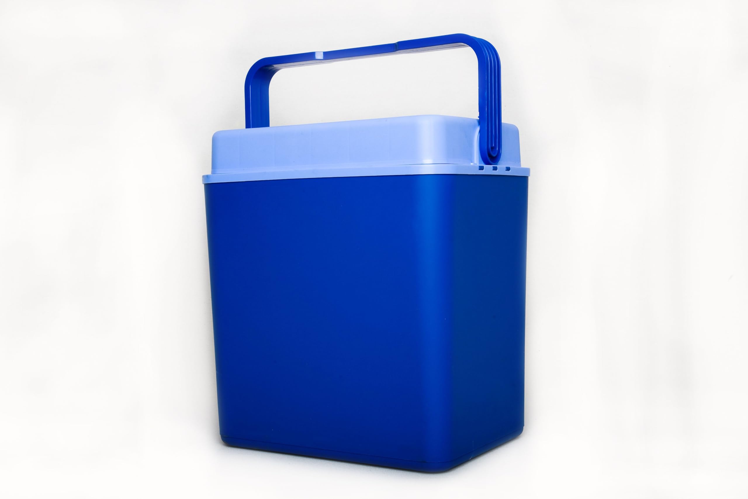 aro Glacière thermique rigide et portable pour camping, plage, 30 x 40 x 45 cm, capacité : 32 l (6 bouteilles de 2 litres), bleu
