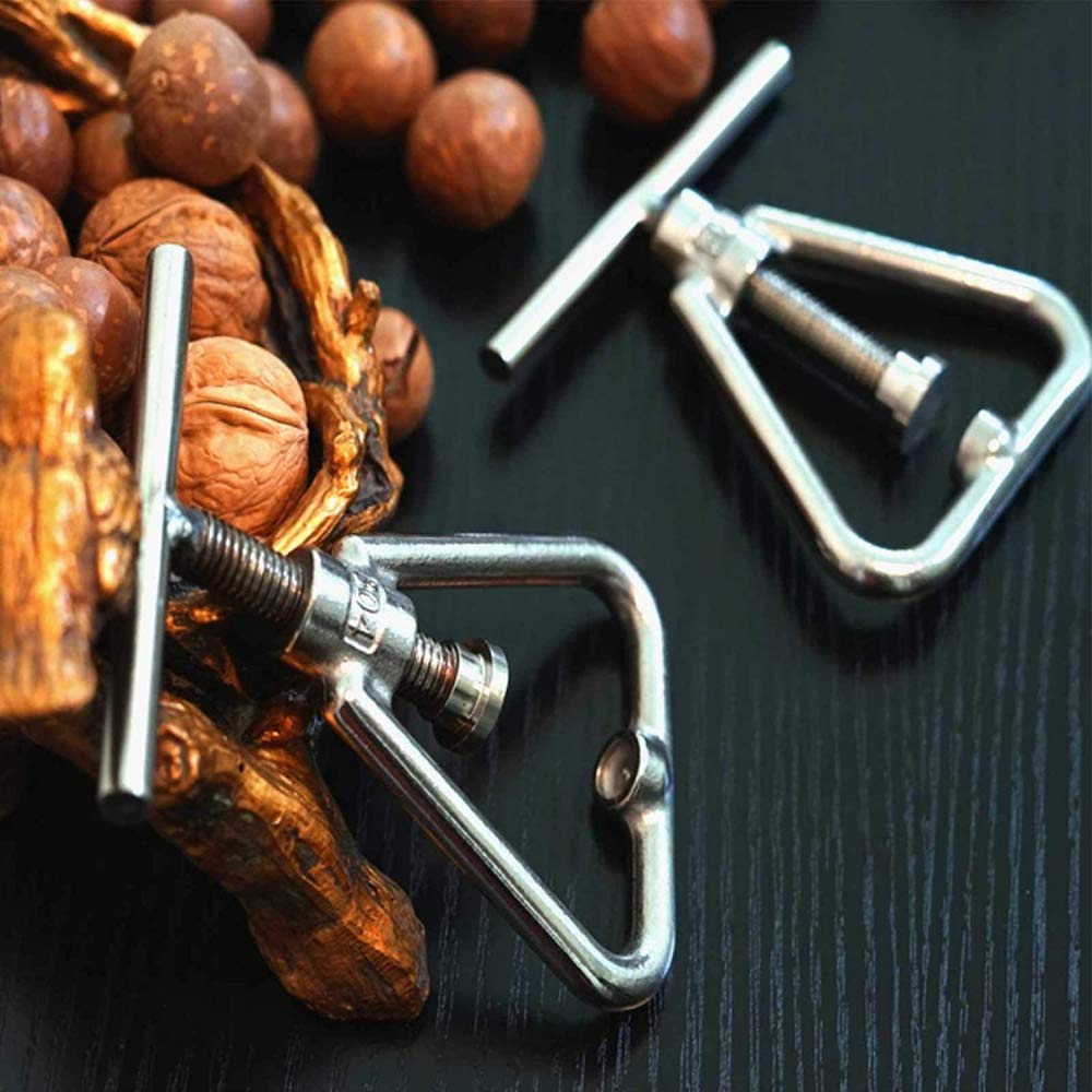 Zehan Zitong 2 Pièces Casse-Noix En Acier Inoxydable Avec Poignée Antidérapante - Multifonction Pour Noix Et Fruits De Mer