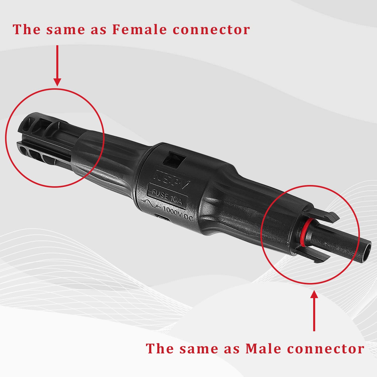 MC4 Stecker/Buchse Solarpanel Kabelverbinder Wasserdicht IP67 Doppeldichtung Ringe Für PV-Kabel Draht 8 Paar
