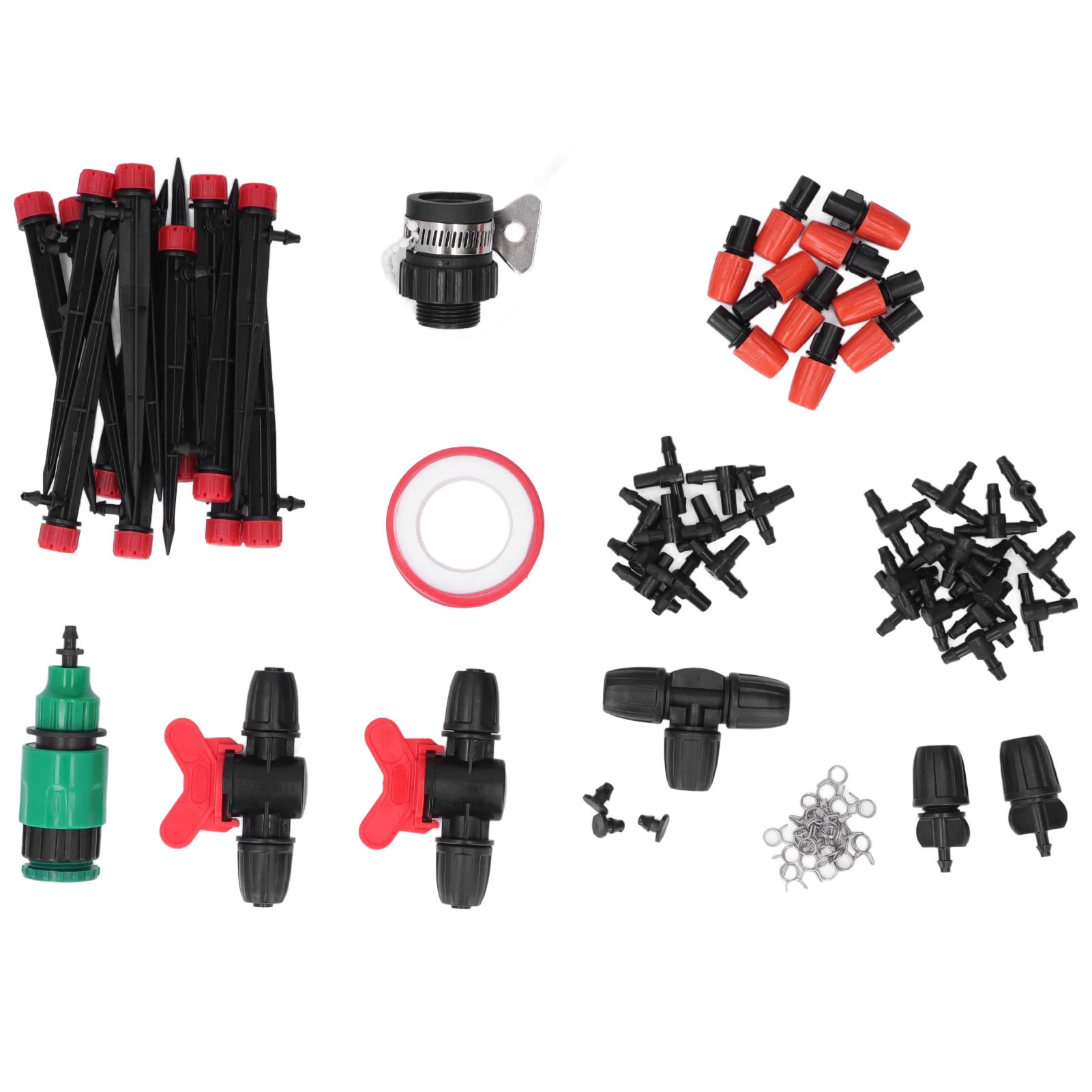 Kit de Riego Goteo, de Riego de Jardín con Tubería de Distribución 8/12 4/7 para Césped