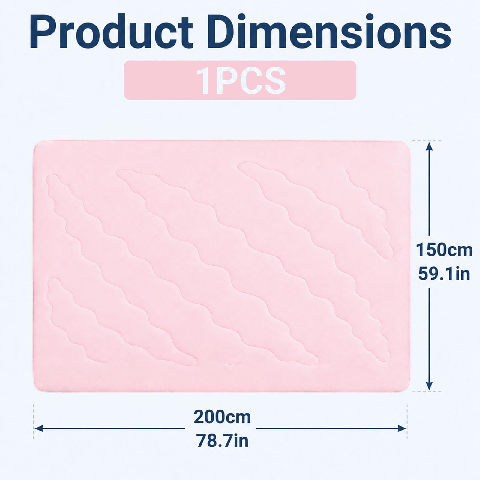 Coperta Rinfrescante 150x200 cm, Q-Max >0,4 Coperta Refrigerante Letto, Copriletto Estivo Singolo Double Face, Leggera Traspirante Anallergica, Coperta Estiva Matrimoniale (Rosa)