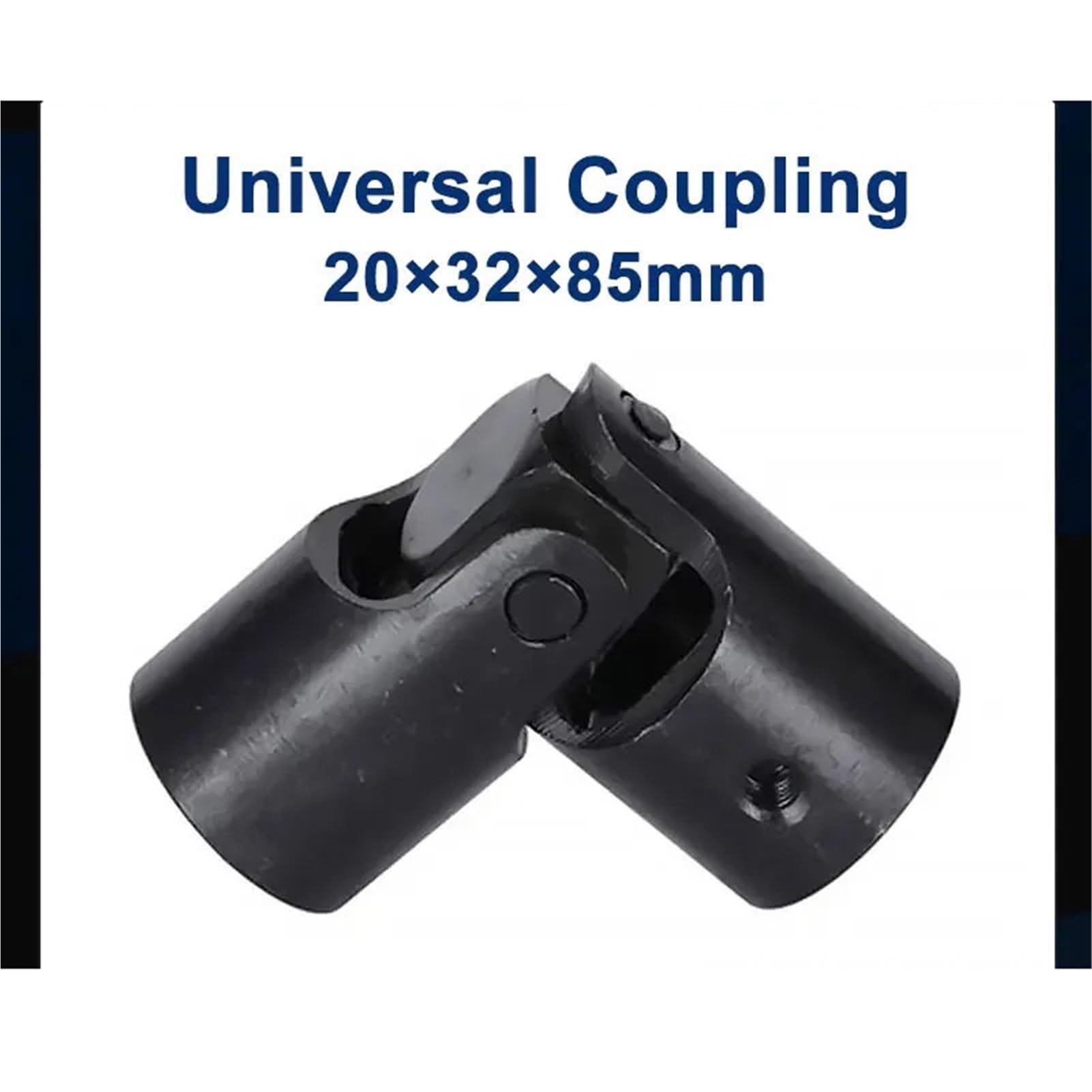 Compatible con acoplamiento de eje de junta universal simple de 20 x 32 x 85 mm: conector de motor sin llave for CNC, dirección de bricolaje y aplicaciones mecánicas.(2pc 20x32x85mm)