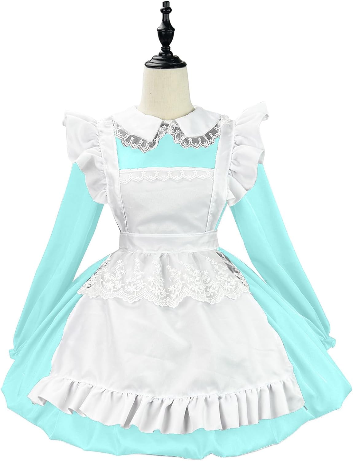 Womens Plus Size French Maid Dresses Anime Cosplay Party Uniform Roleplay Games Lolita Outfits Apron Fancy Dress