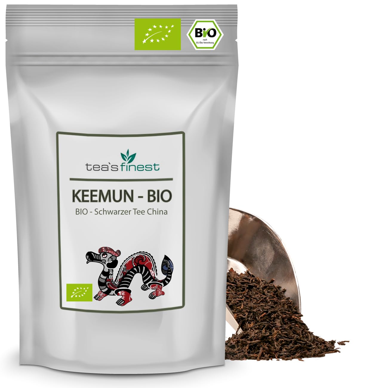 tea`s finest Schwarzer Tee China Keemun - BIO (1000 Gramm)