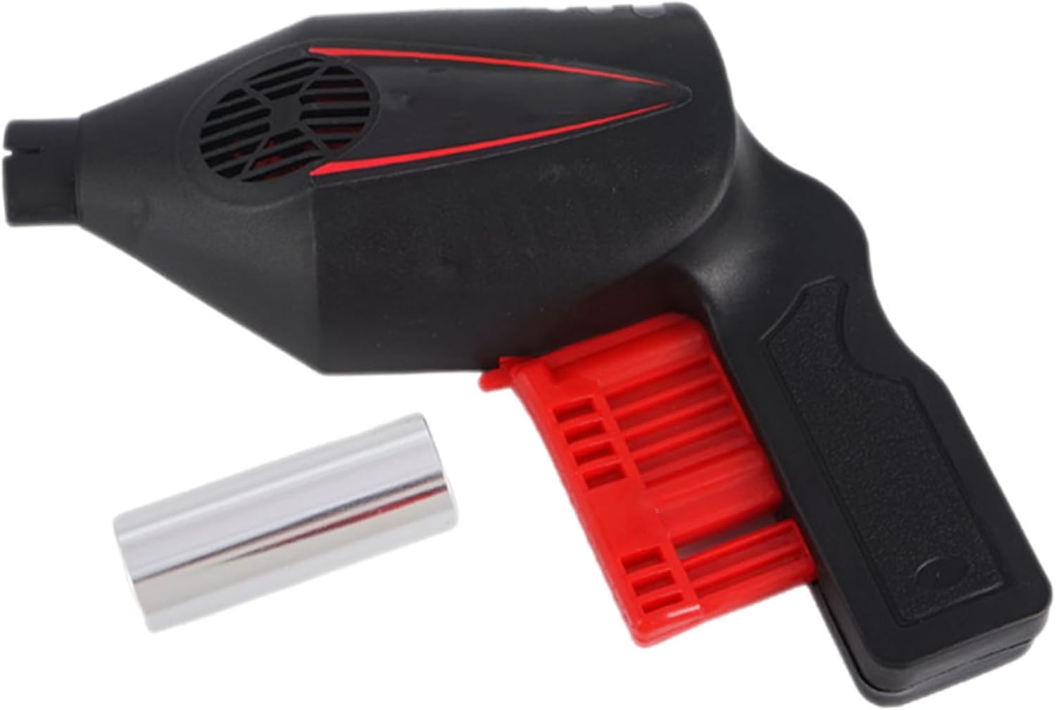 Handheld Barbecue Fan Manual Portable ABS Metal Black for Camping