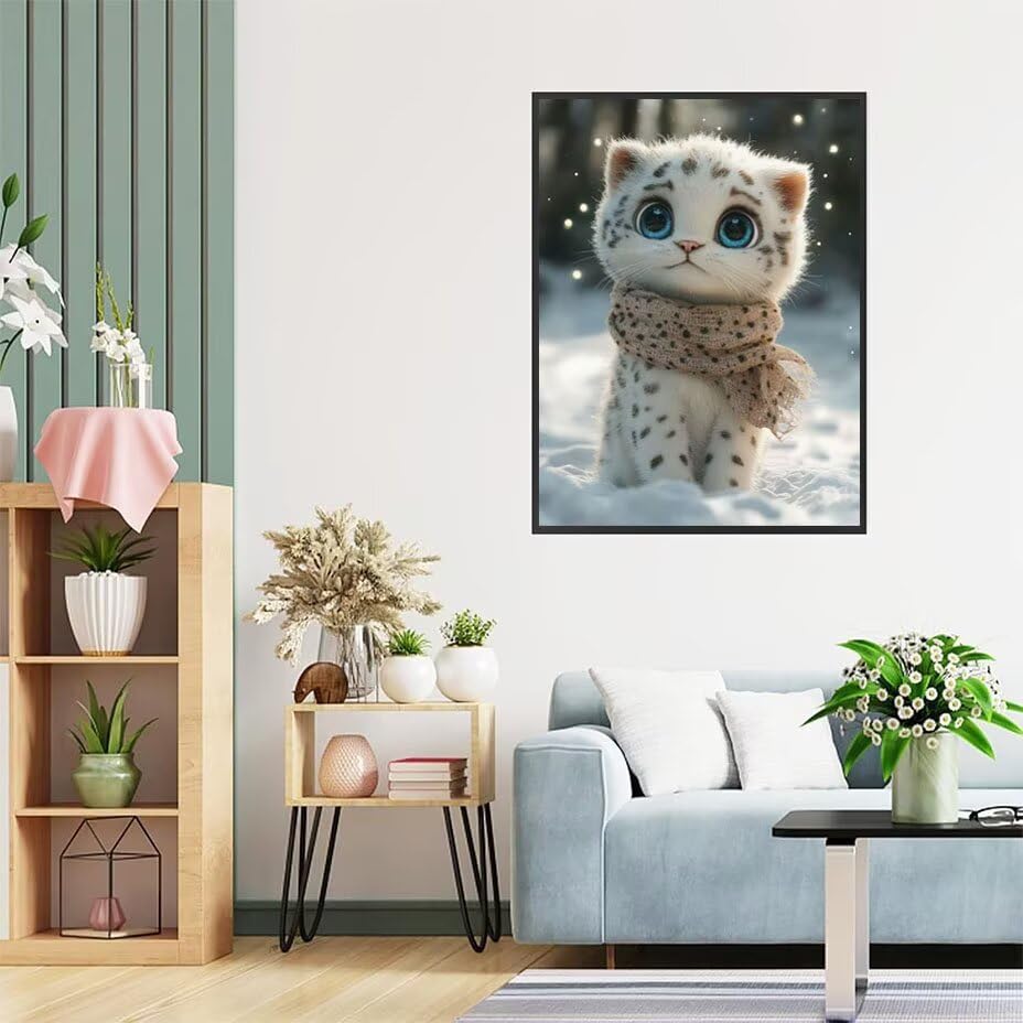 Diamond Painting tigre 5D grand format 90x120cm pour broderie DIY adulte - 2