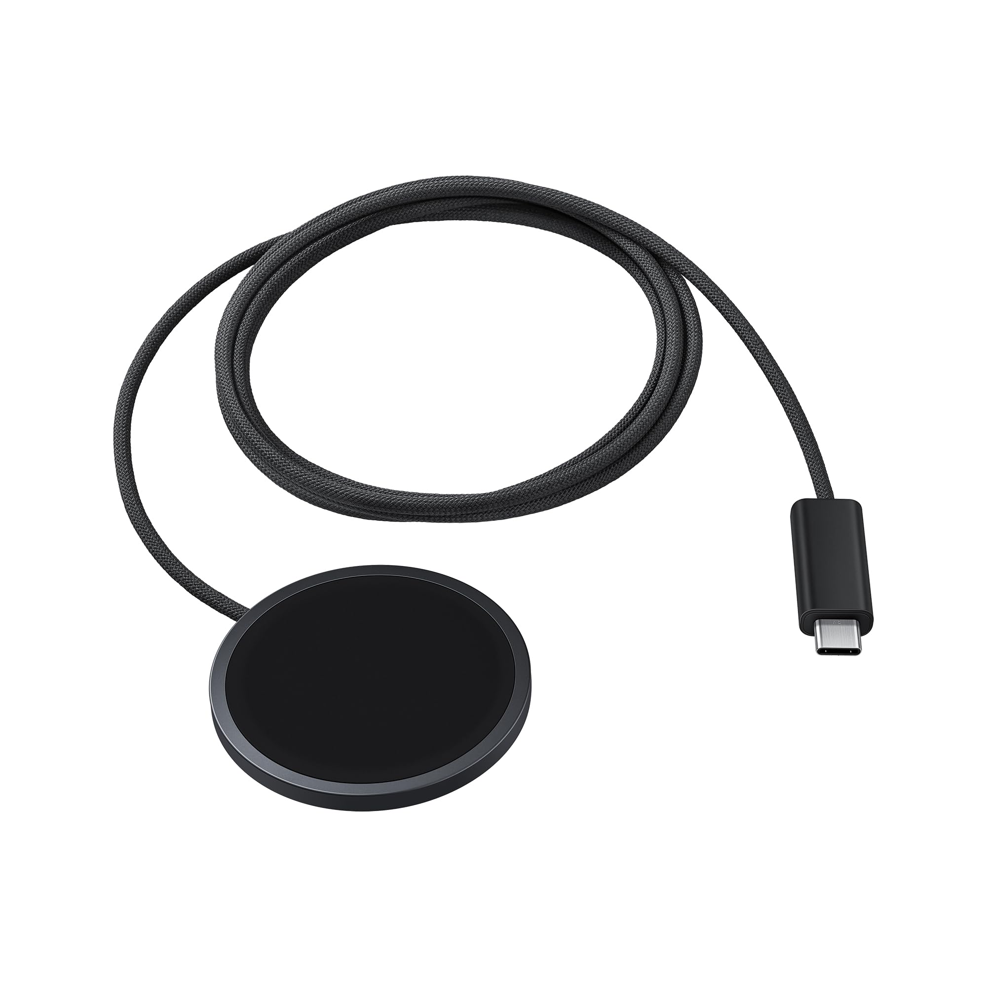 Samsung Magnet Wireless Charger 25W, Dark Gray | Caricabatterie Wireless Magnetico,Caricabatterie 45W incluso, Cavo dati 1,5m incluso,