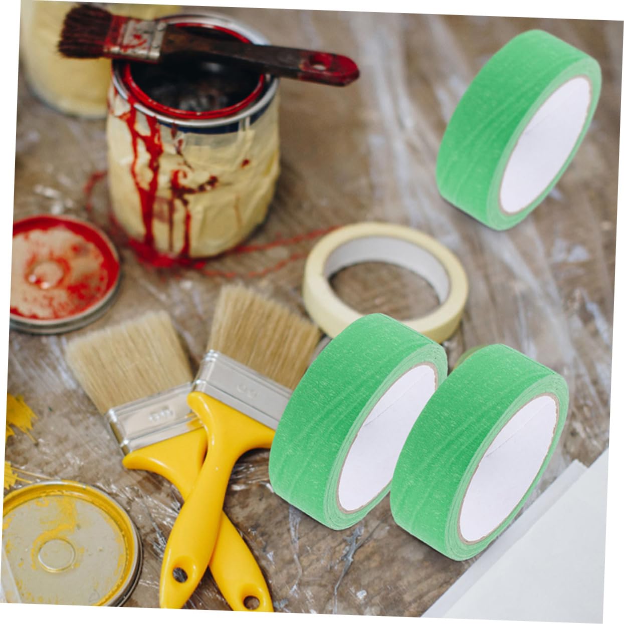 Operitacx 12rouleaux Ruban De Masquage Artistique Ruban Adhésif Créatif Pour Peinture Et Décoration Sans Résidu Pour Projets Maison École