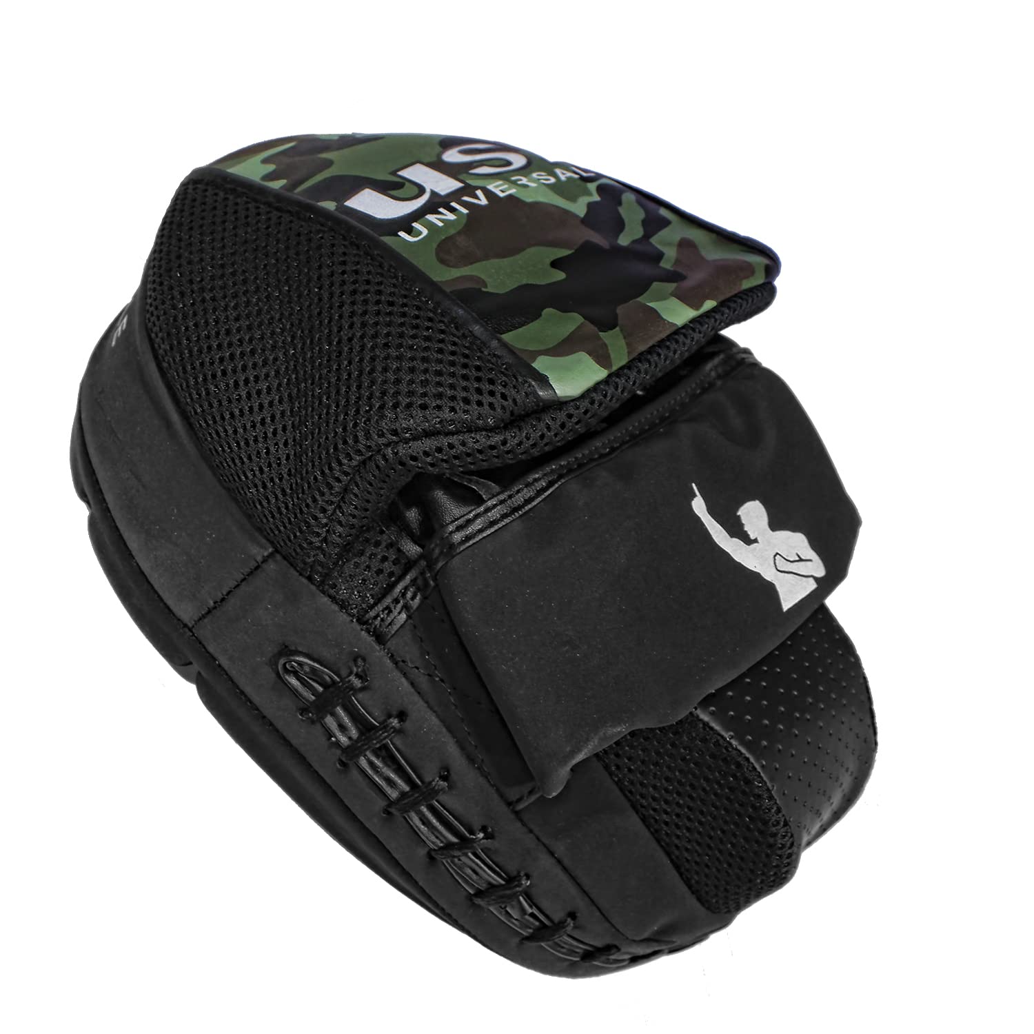 USI UNIVERSAL THE UNBEATABLE 627CFP - Cuscinetti in pelle sintetica per messa a fuoco, curvi, imbottiti, per boxe e arti marziali, allenamento, fitness, punzonatura, bersaglio, per uomini e donne