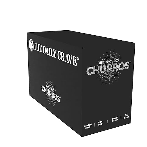 Miniatura 7 de The Daily Crave Beyond Churros, caramelo salado, 4 onzas (paquete de 6) a base de plantas, sin lácteos y soja, sin gluten, sin OMG, vegano,