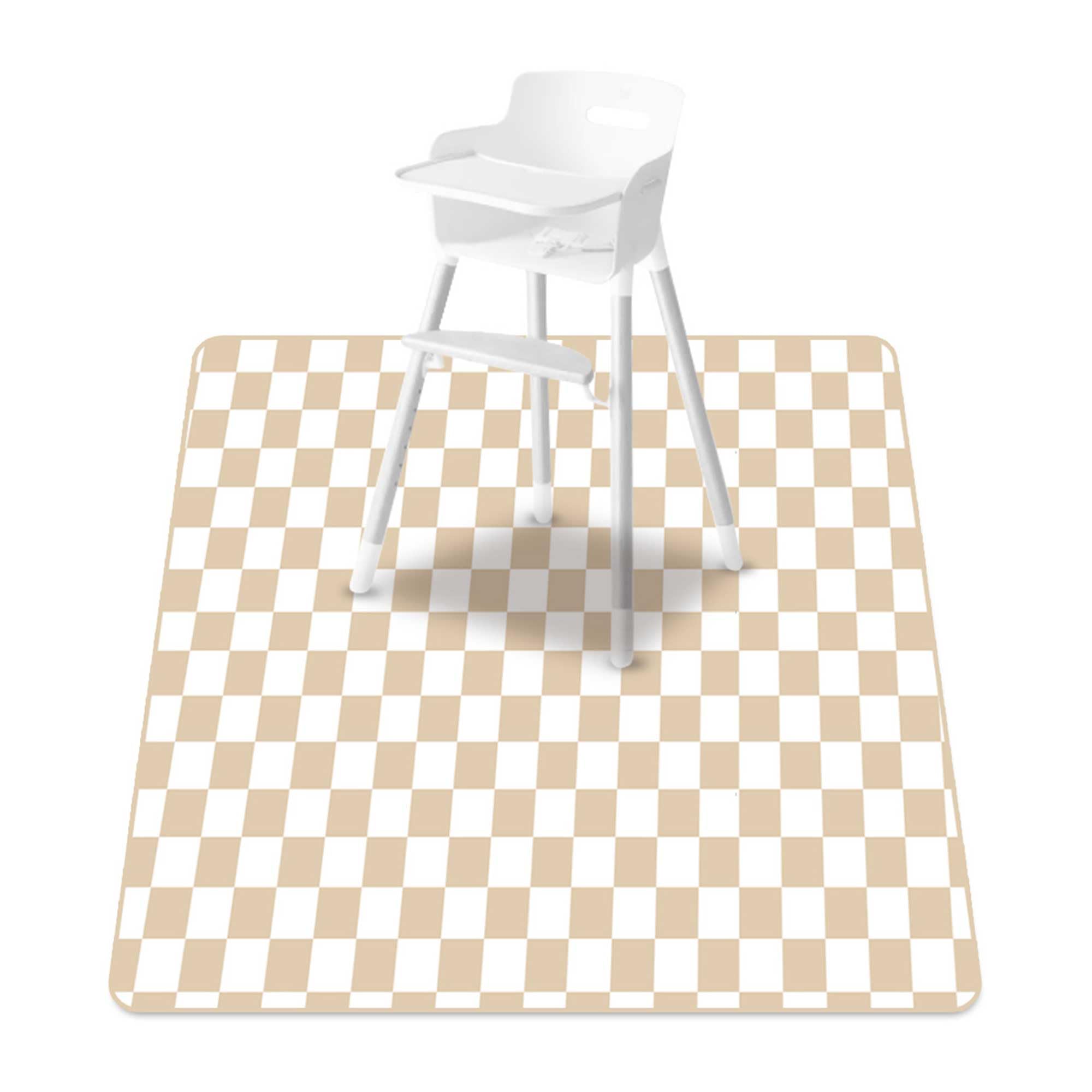 Photo 1 of CoolaPeach Baby Splat Mat for Under High Chair, 51 x 51 Inch