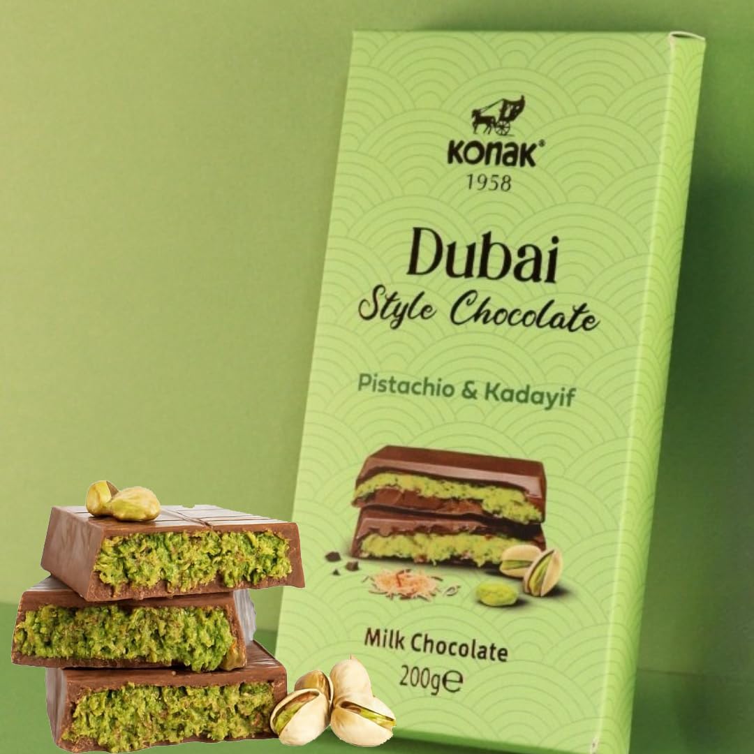 Angel Hair & Dubai Chocolate Gift Set – Premium 12-Bar of 170g and 200g Gourmet Collection | Pistachio Kataifi, Cotton Candy & Raspberry Cream Luxury Chocolates in Elegant Gift Box for Sharing and Gifting