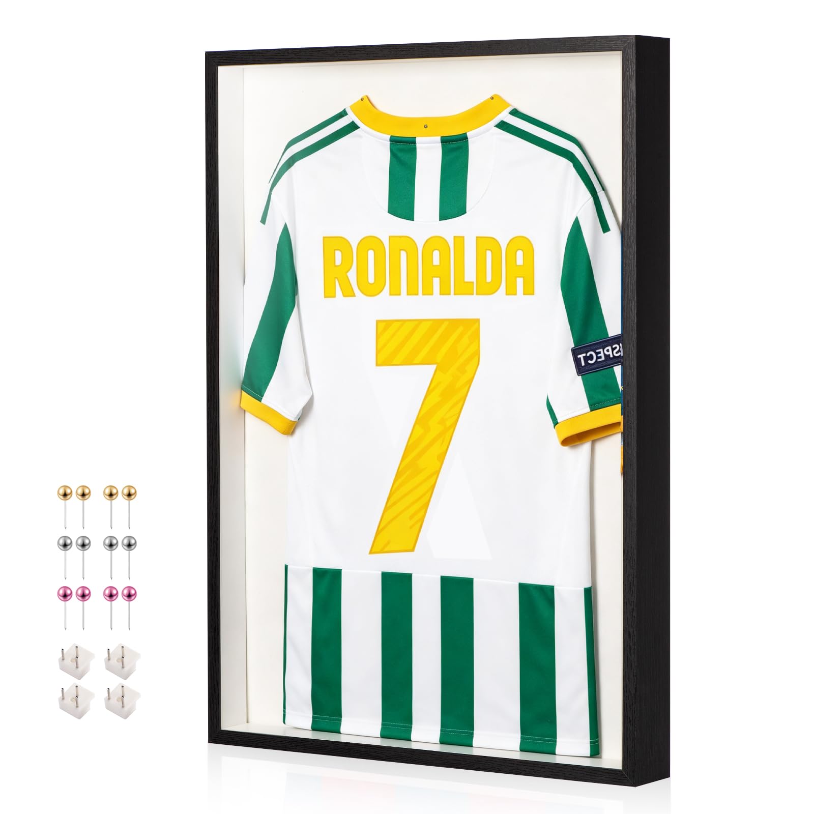 MGLIFEUL 20x28 Inch Large Shadow Box Frame Thickened Acrylic Panel & Pins