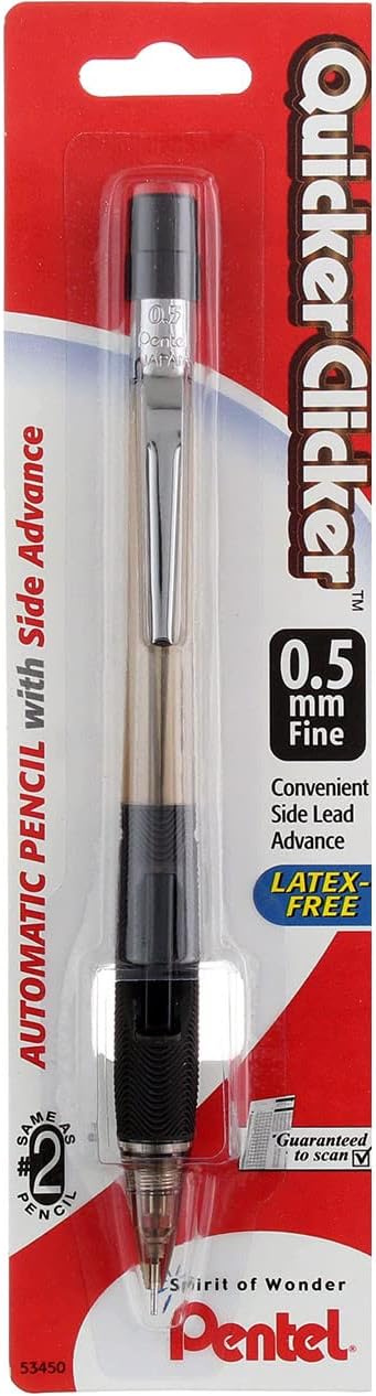 Transparent Quicker Clicker Automatic Pencil [Set of 6]