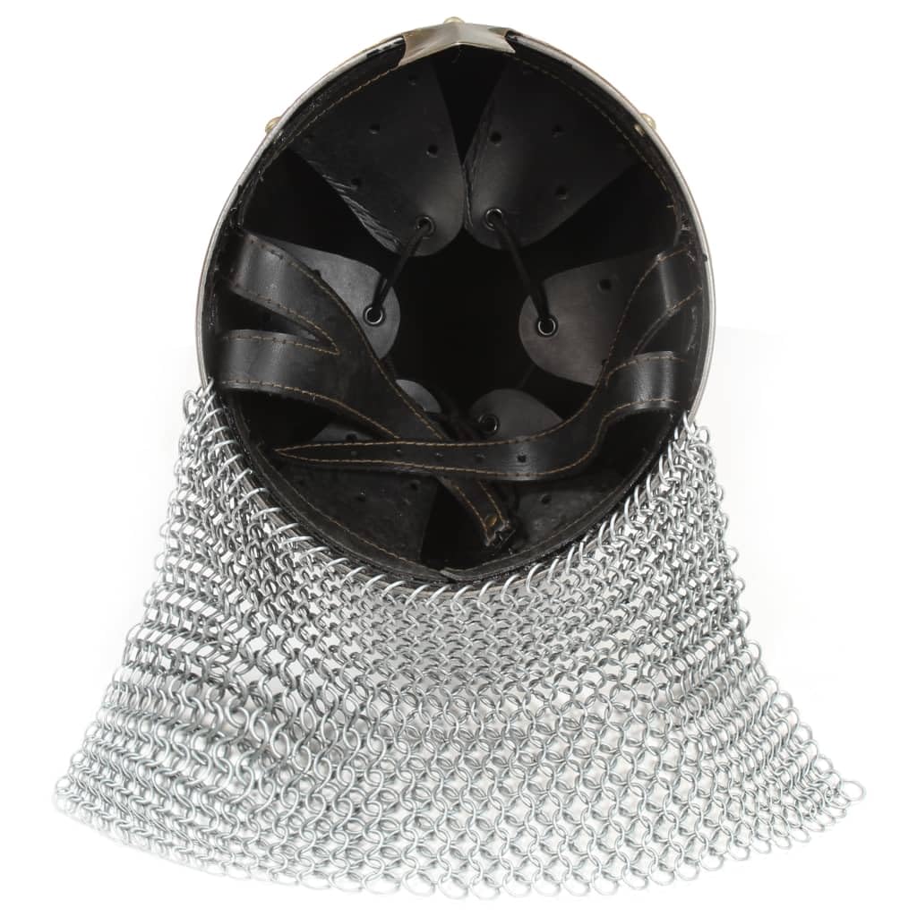 Genérico Réplica Casco de Caballero Cruzado Antiguo Larp Acero Plateado,Arte y Ocio,Hobbies y Artes Creativas,Coleccionables,Armas coleccionables,286222