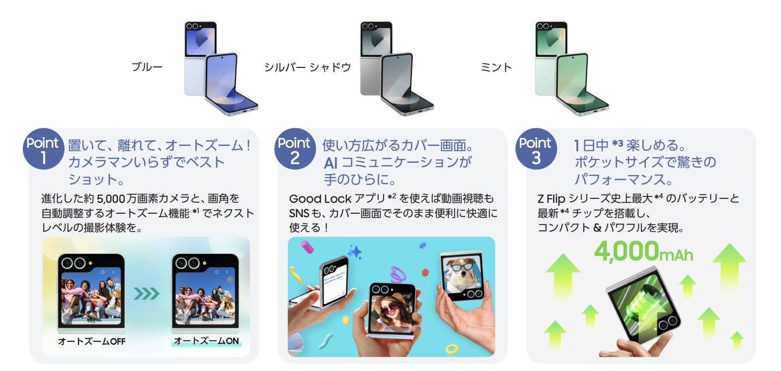 Amazon | 【整備済み品】Samsung Galaxy Z Flip6 docomo 256GB