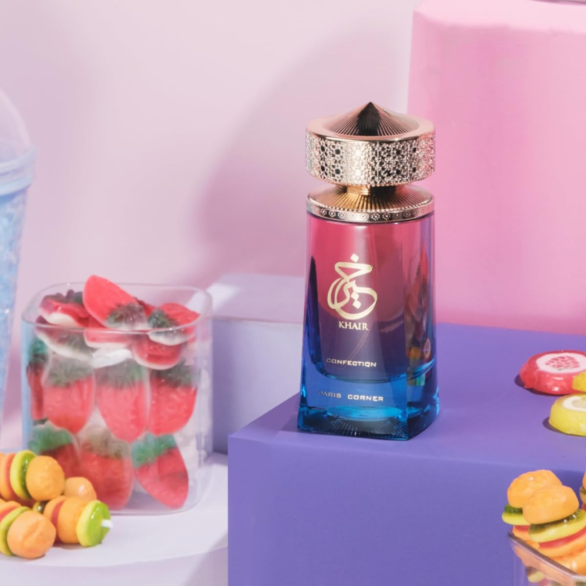 Paris Corner | Khair Confection EDP 3.4 Fl Oz | Sweet Candy Scent Perfume for Men & Women | Indulge in Luscious Pear, Whipped Cream, Jasmine & Vanilla Notes - Image 5