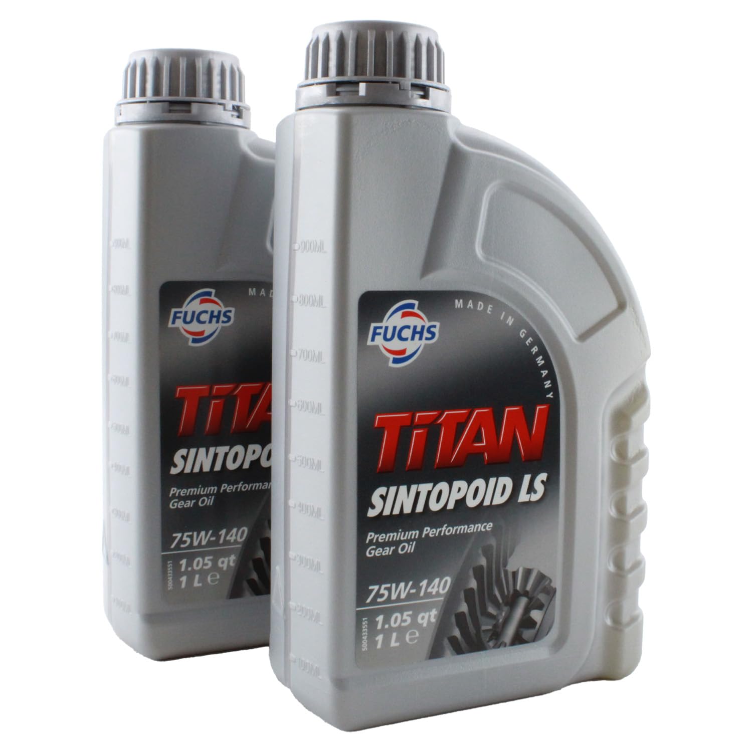 Fuchs 2 Liter TITAN SINTOPOID LS SAE 75W-140 Gear Oil (2 x 1L)