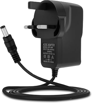 12V 1A Power Supply Adapter, AC/DC Adapter 100-240V 50/60Hz for Keyboard