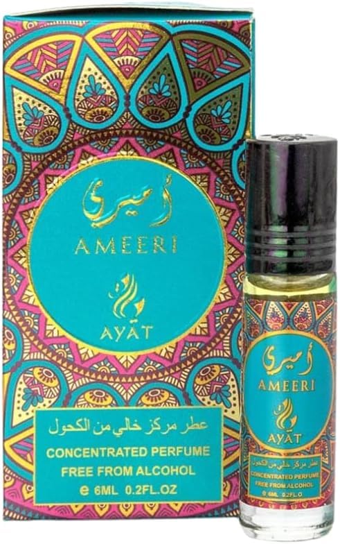 AYAT PERFUMES – Lote de 6 Aceites Perfumeados de Almizcle...