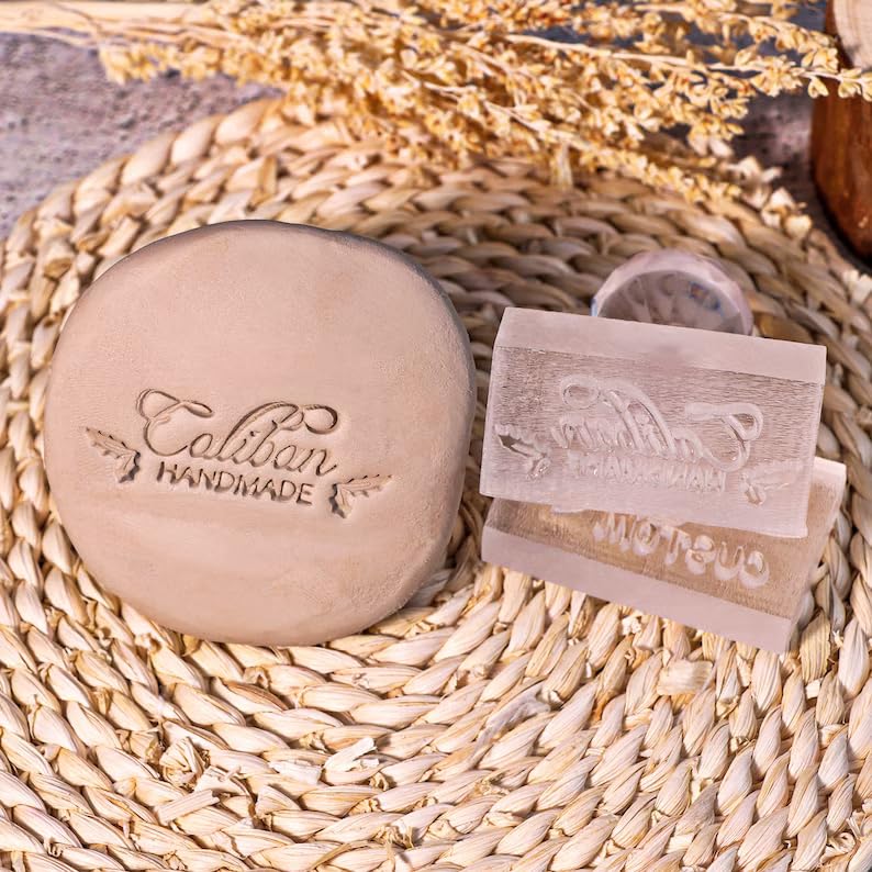 Custom Pottery Stamp, Custom Clay Stamp, Clay Signature, Logo Initials Soap Stamp, Gift for Potter, Design Handmade Soap Stamp for Ceramics