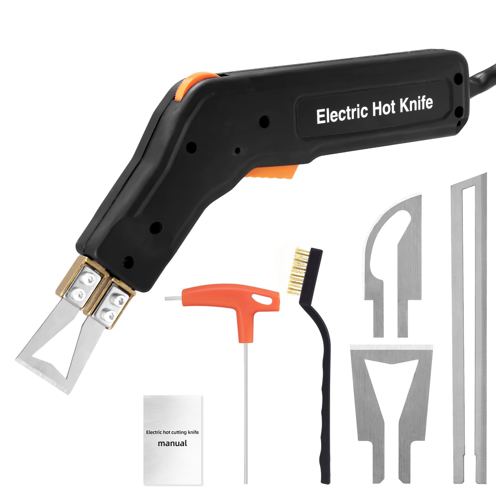 Cortador Poliestireno, Cortador de Espuma con 3 Cuchillas Nichrom, 0-600℃ 300W Cortador de Espuma Eléctrico, para Poliestireno EPS EPP KT Board EVA PU