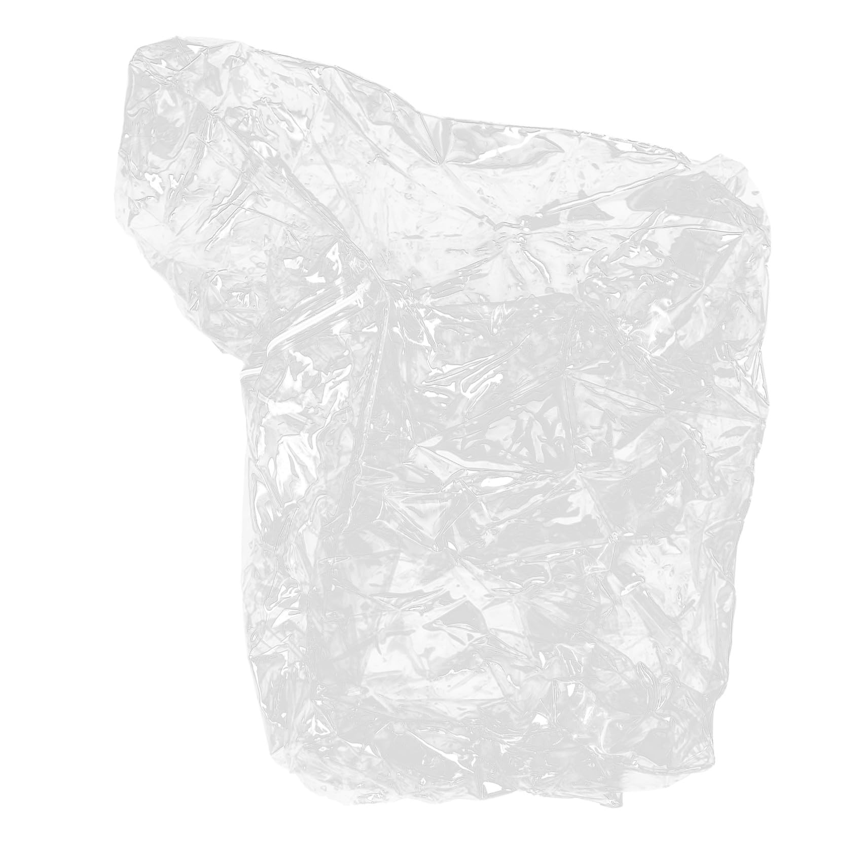 Pouf gonflable 60x40x60 cm avec housse rangement transparente PVC