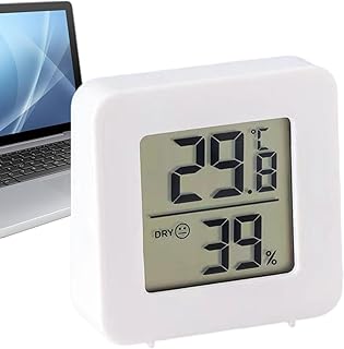 Hygrometer Indoor Humidity - Digital Temp and Humidity Monitor Expression Indicator | Humidity Gauge Air Comfort Indicator Thermometer for Room Temperature Kumprohu