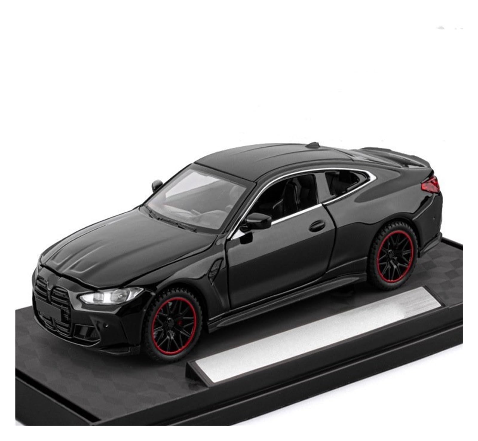 AUDSNI Die-Cast Diecast Car Model 1:32 For BMW M4 Alloy Die Casting Model Car Ornaments(Black)