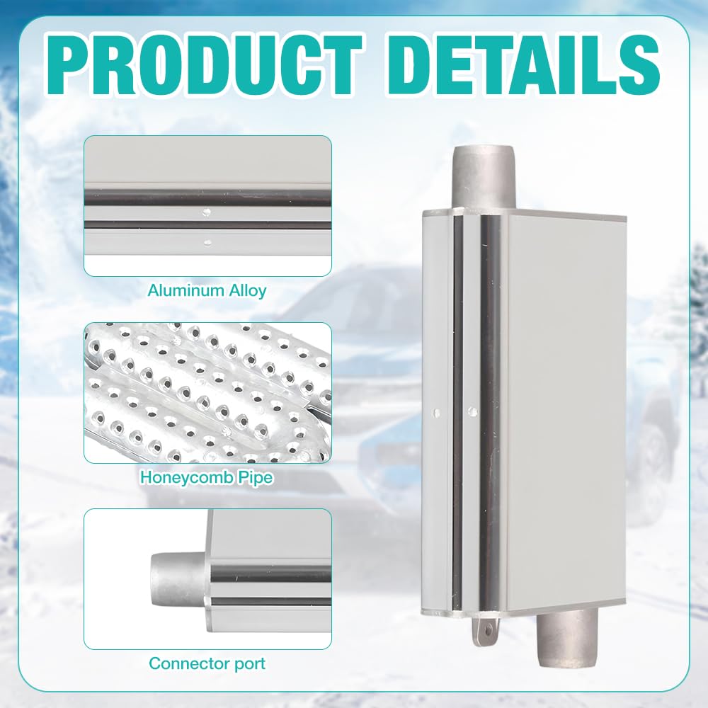 24mm Silenciador de Tubo de Escape, Silenciador de Escape, Silenciadores Escape Repuesto y Tubo de Escape de 200 cm Generaleación Aluminio Mejorado Para Sistemas Escape Automóviles(plata)
