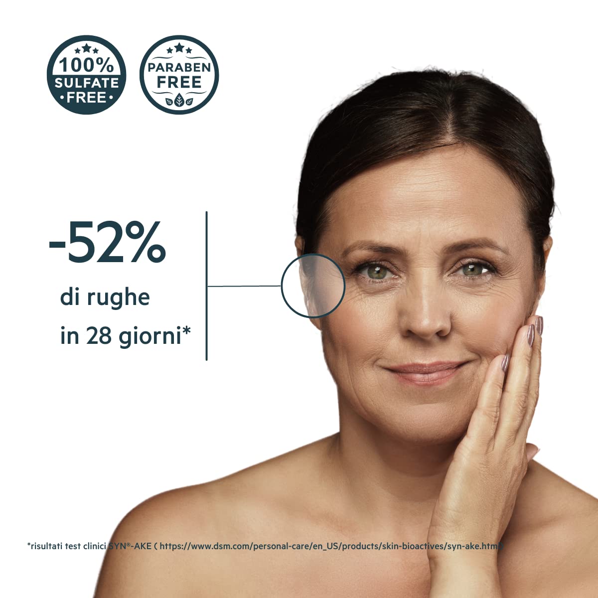BIODEMIA | Siero Viso Anti-Age Contorno Occhi, Collo E Décolleté, 30 ml | Con Veleno D'Api, Syn-Ake® e Acido Ialuronico A Rapido Assorbimento, dona tonicità