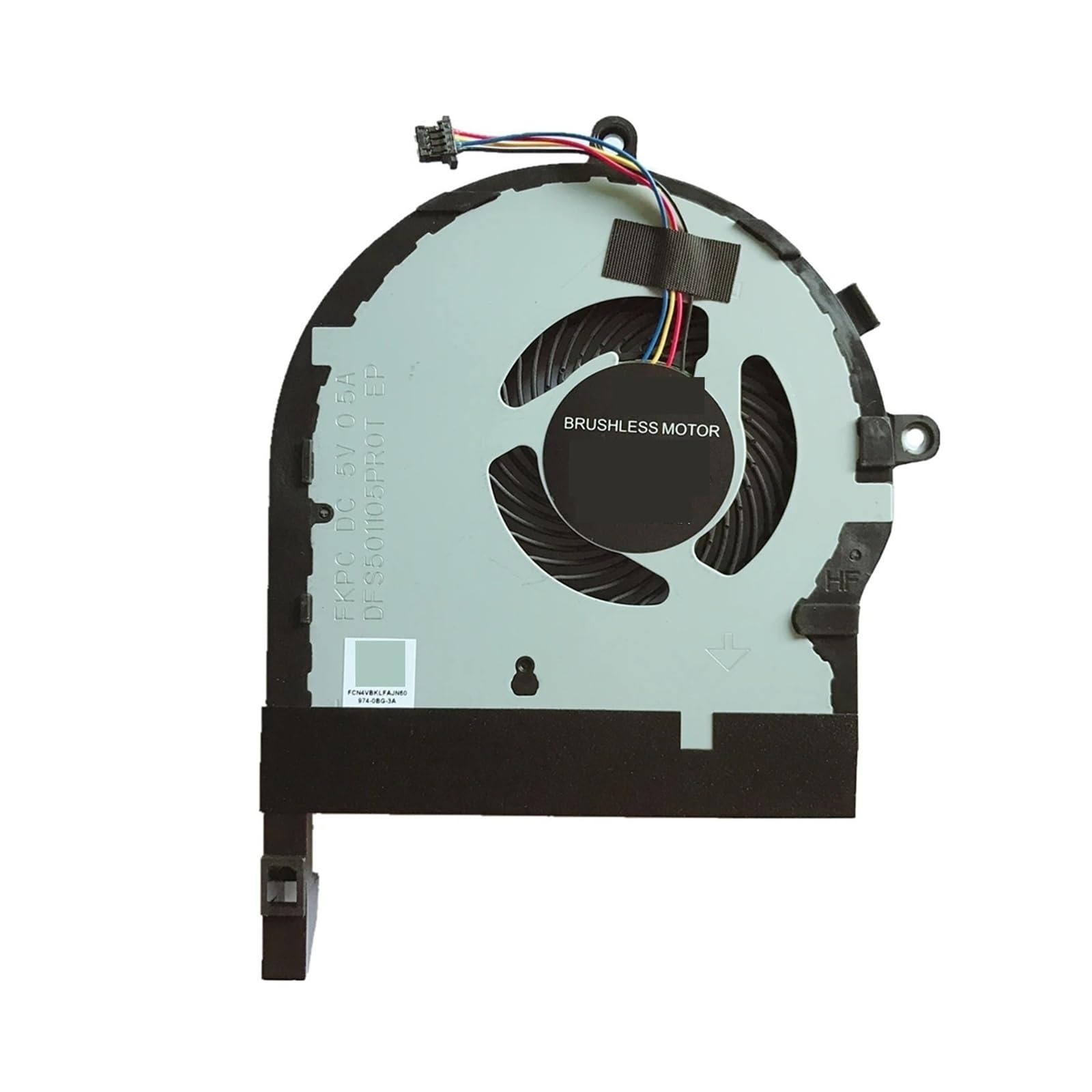Ventola di Raffreddamento del Radiatore di Raffreddamento della CPU Gpu, Compatibile for ASUS, FX504 FX80 FX80G FX80GE ZX80GD FX8Q FX504GD Parte di Raffreddamento Hardware(CPU And GPU Fan)