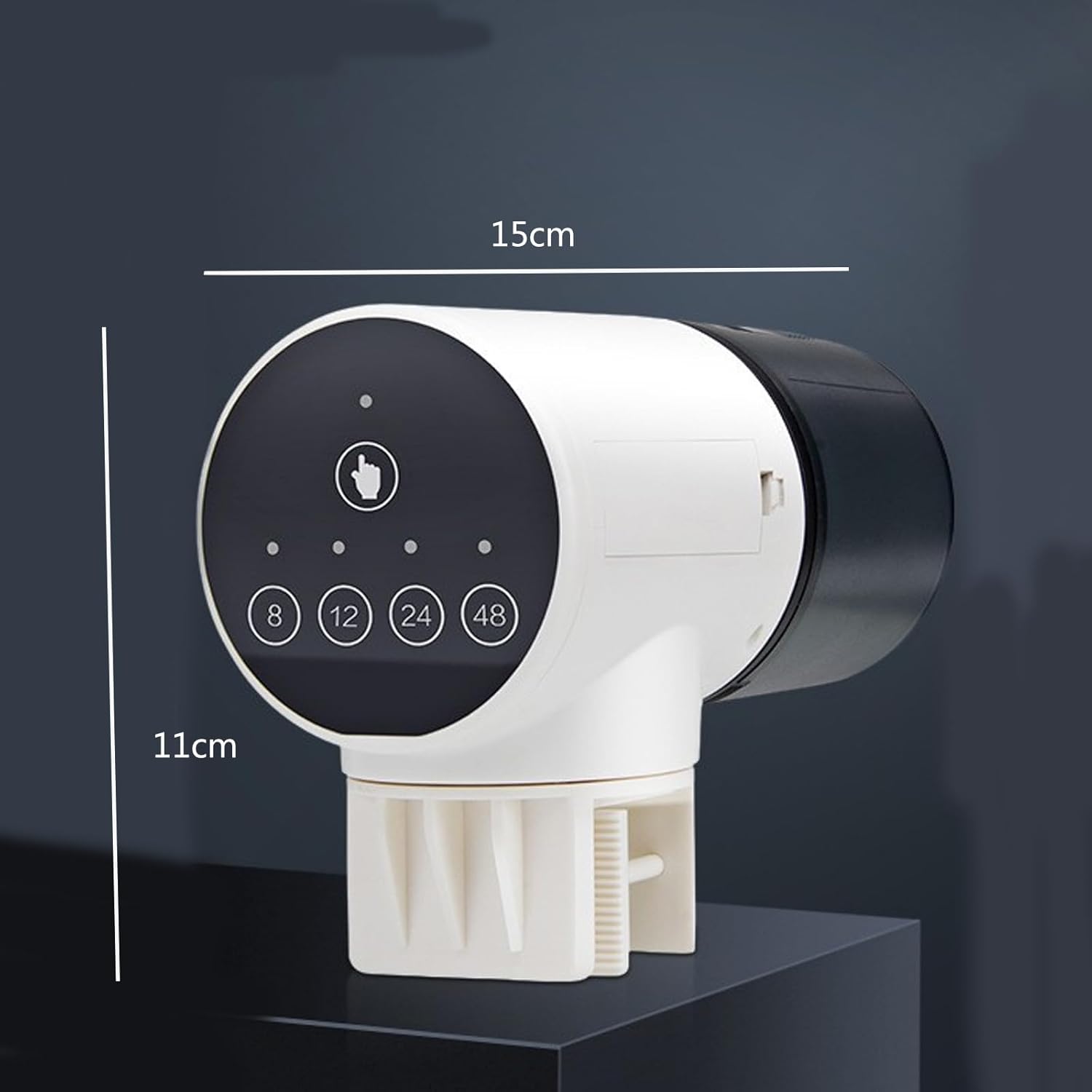 Automatic Fish Feeder, Feeder Automatic Dispenser, Adjustable Timer Feeder for Any Aquarium Fish Tank Turtle Tank, Auto Feeding System on Vacation, Holidays