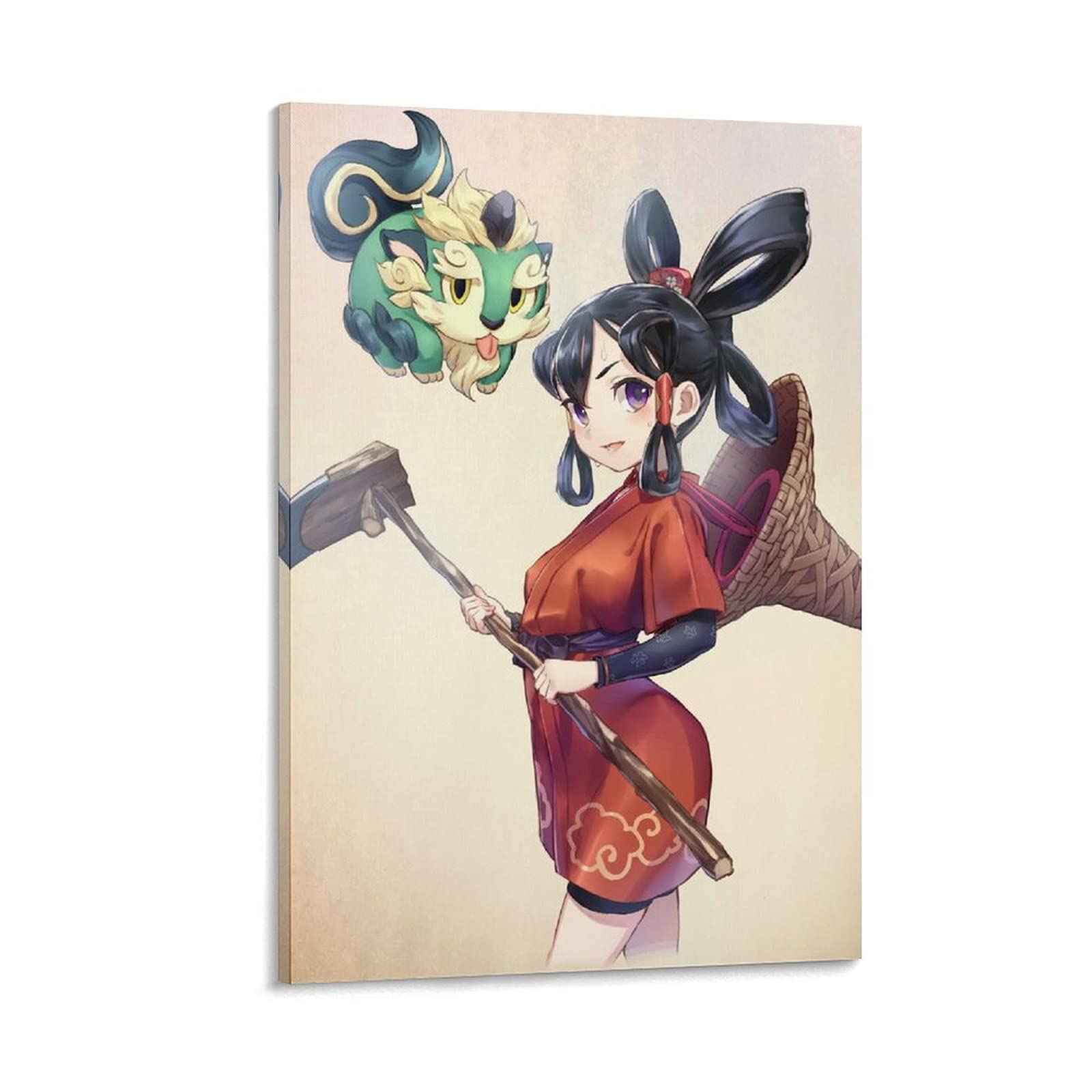 Haoyun Sakuna of Rice and Ruin 2 Canvas Art Poster and Wall Art Picture Print Modern Family Bedroom Decor Posters Gifts 20x30inch(50x75cm)