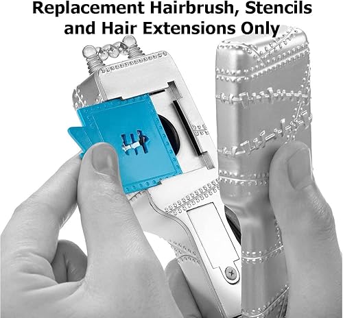 Miniatura 4 de Piezas de repuesto para Monster High Voltageous Hair Frankie Stein Doll ~ DNX36 - Cepillo de repuesto para el cabello, plantillas y extensiones de