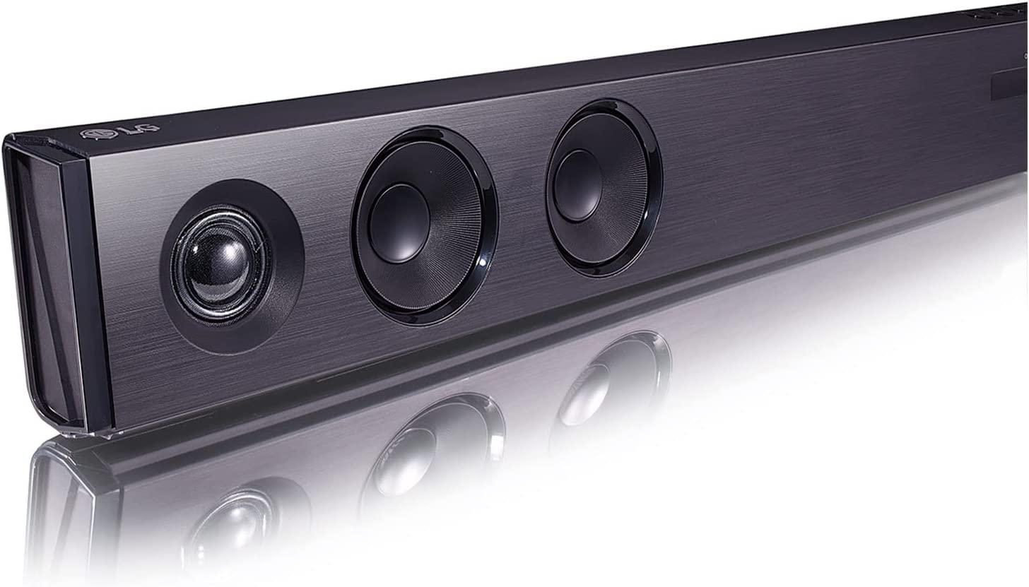 LG SQC2 Soundbar TV 300W, 2.1 Canali con Subwoofer Wireless, Soundbar Dolby Digital, Bluetooth, Ingresso Ottico, Ingresso AUX 3,5mm, USB