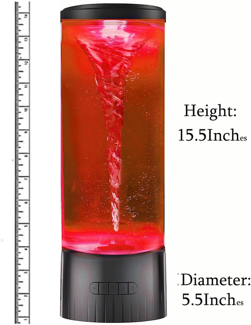 COLORLIFE Large Sensory Twister Hurricane Light Water Vortex Popular for Home Room Office Decoration Holiday Birthday Party Christmas Gifts for Her Him Kids Teen Men Women - Image 3
