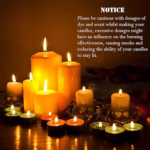 Miniatura 7 de Mechas de velas a granel de 6 pulgadas, 100 piezas con 60 calcomanías de mecha de vela y 10 unidades de dispositivo de centrado de mecha de vela de