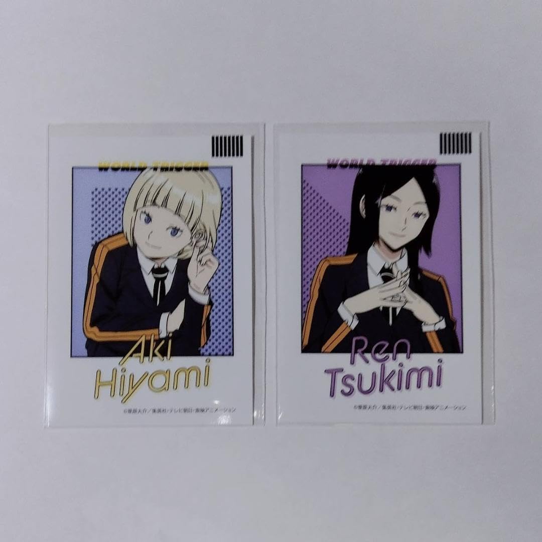 Amazon.co.jp: ワールドトリガー ワートリ 月見 氷見 ミニブロマイド