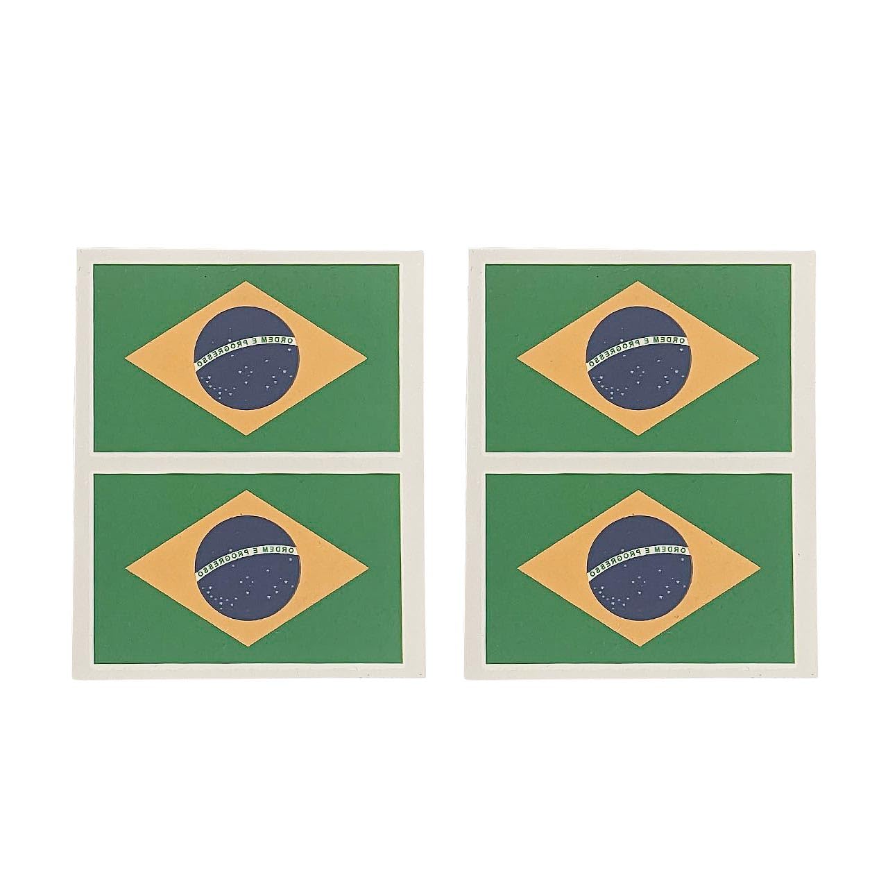 Amazon.co.jp: ブラジル国旗 フェイス・ボディペイントシール 