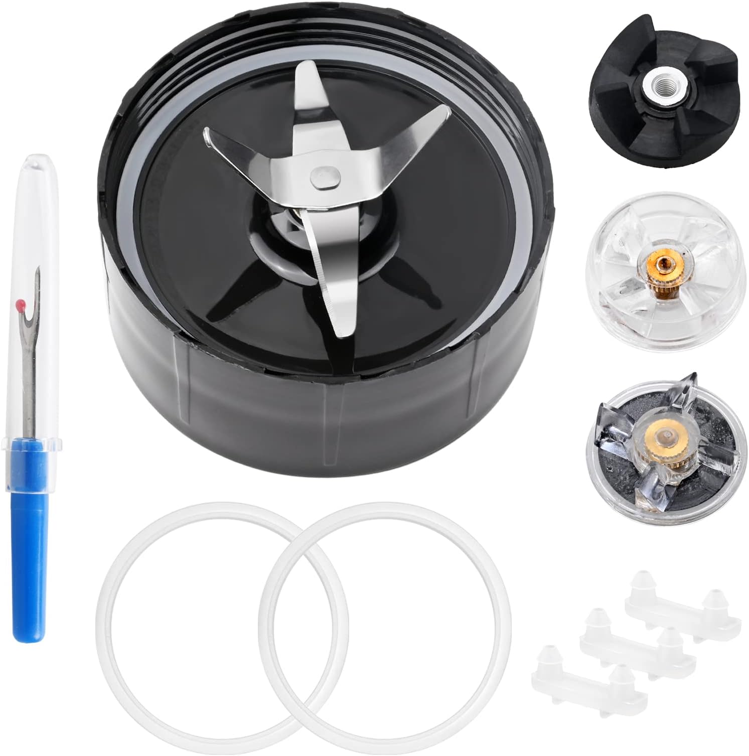 Cross Blade Blender Replacement Parts with Base Gear &Blade