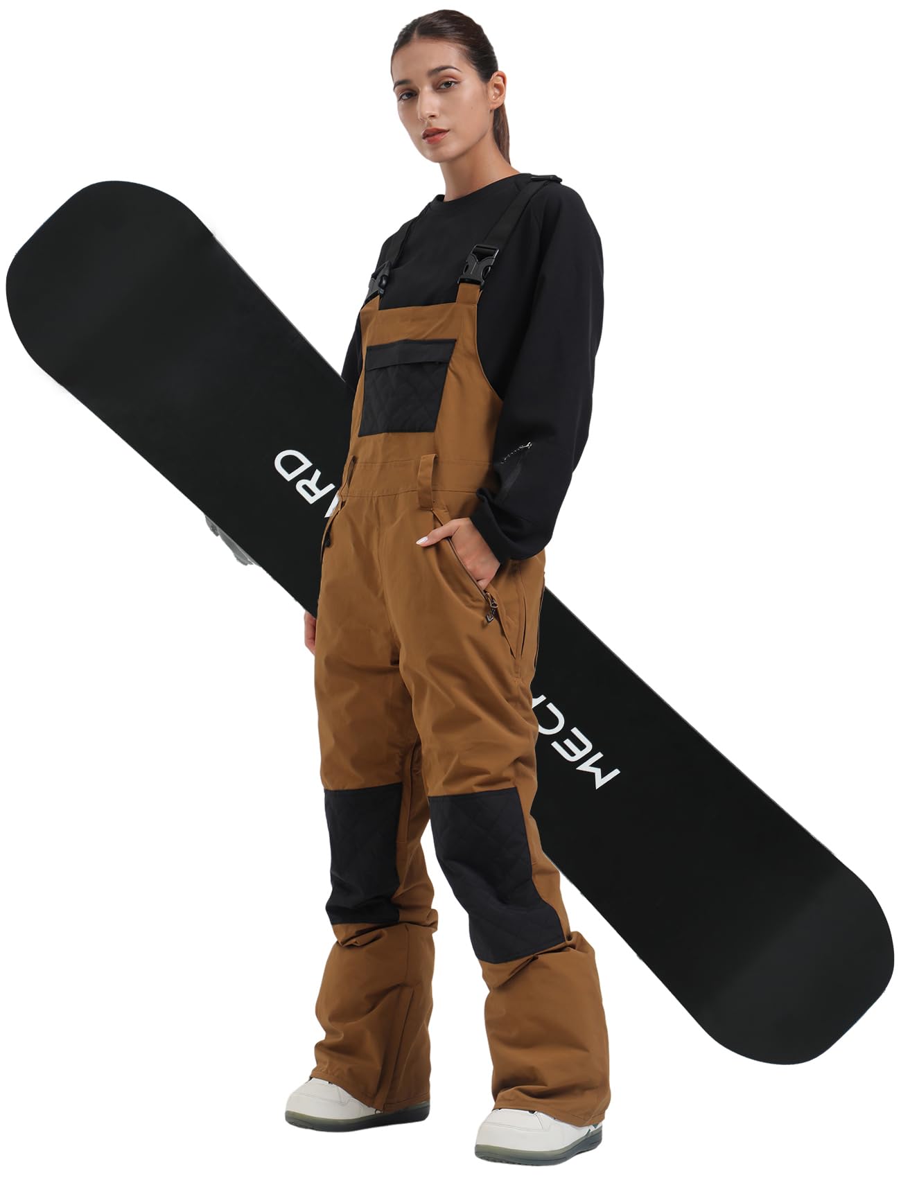 GSOU SNOW Womens Snow Bibs Ski Snowboard Pants