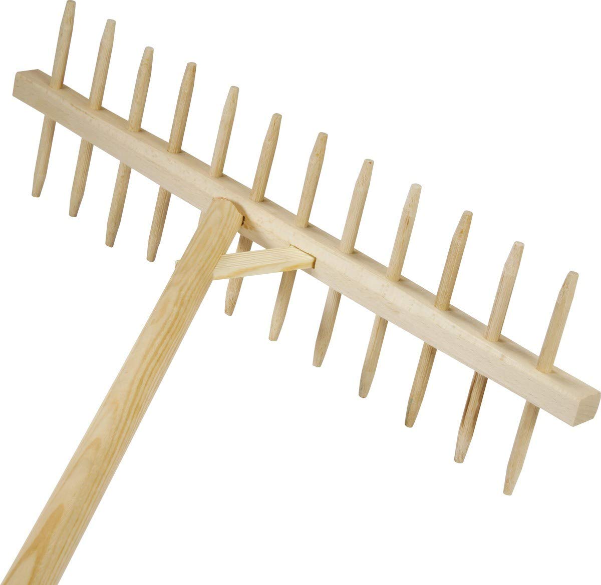 Rateau bois / Rateau équerre 17 dents bois