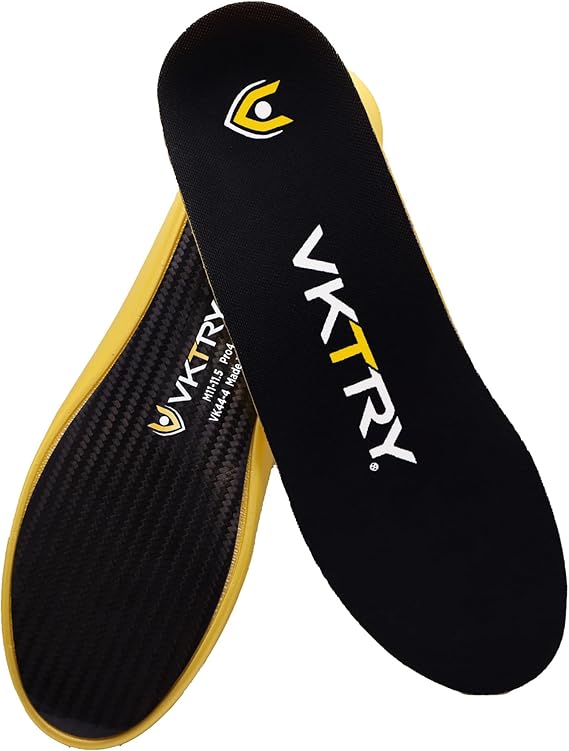 VKTRY Performance Insoles Gold VKs Carbon Fiber Shock