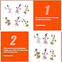 Vista 5 de Kit de juguete de marionetas de sombra china: 6 piezas de cuento de hadas modelo de marionetas de sombra Juguetes tradicionales de sombras títeres